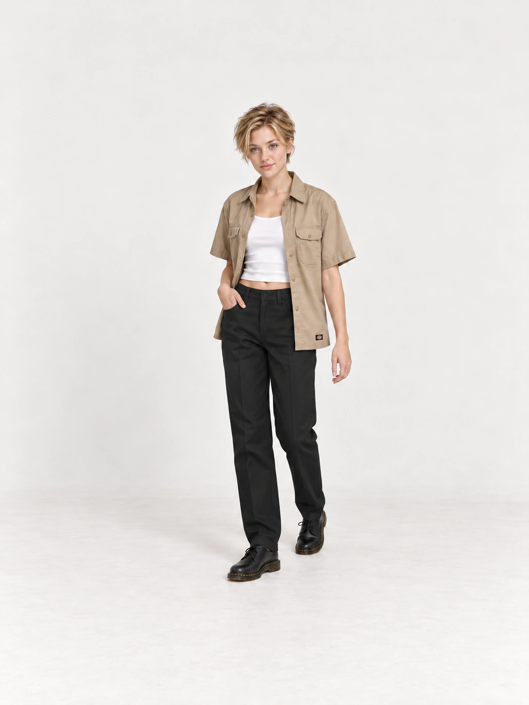 AI-styled · Khaki Shift image 1