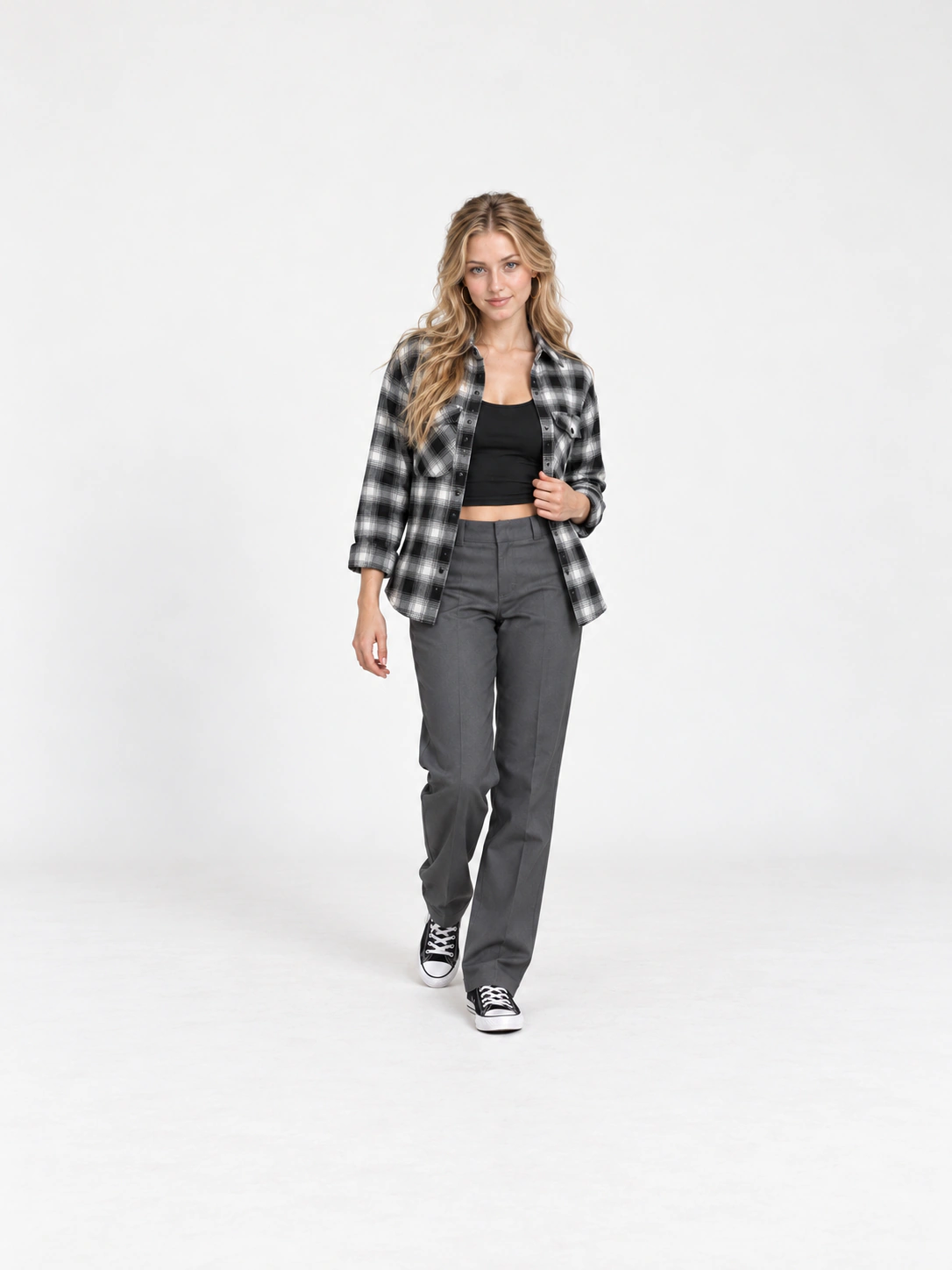 AI-styled · Plaid and Charcoal image 1