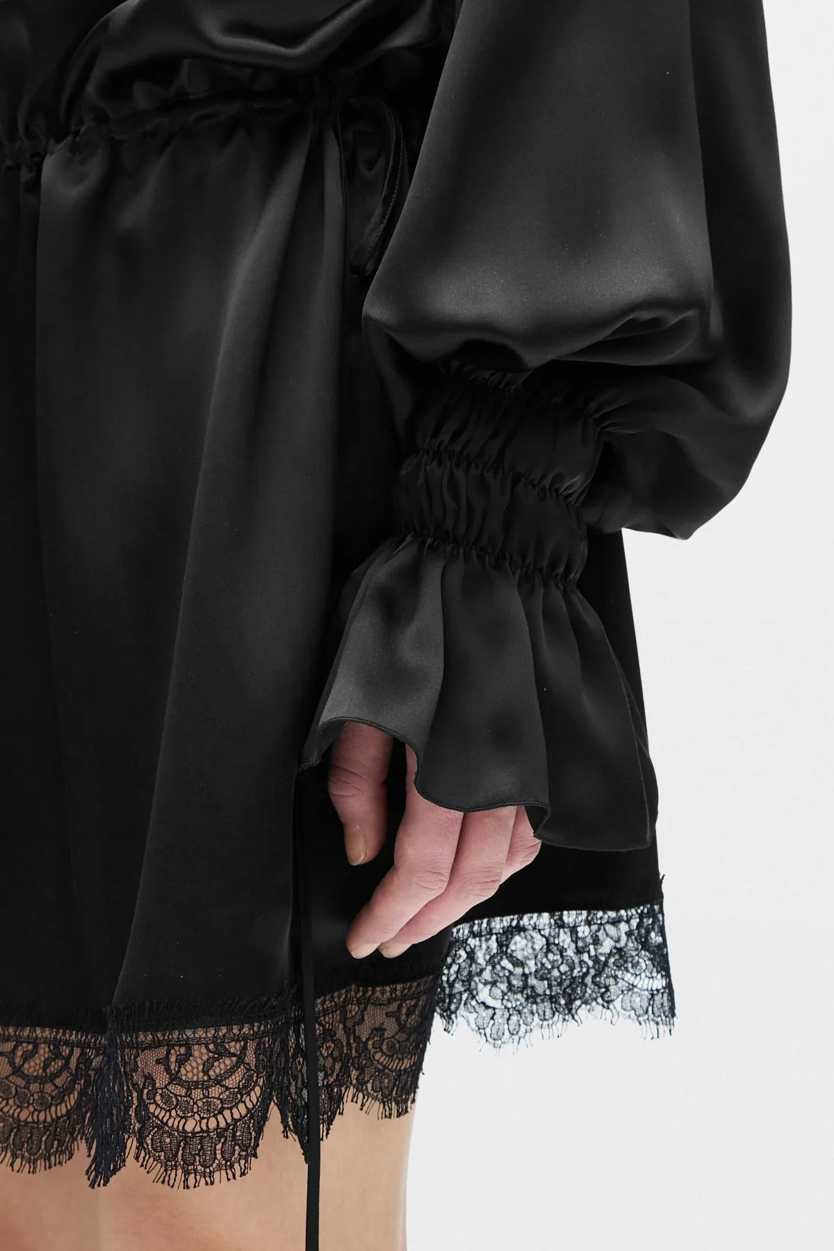 Ann Demeulemeester - Armida Ruffle Collar Mini Dress image 1