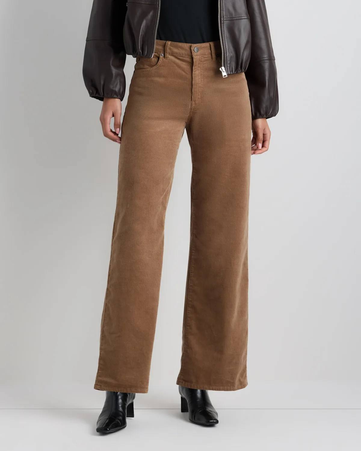 Quince - Women's Organic Stretch Corduroy Wide Leg Pants - 30" image 1