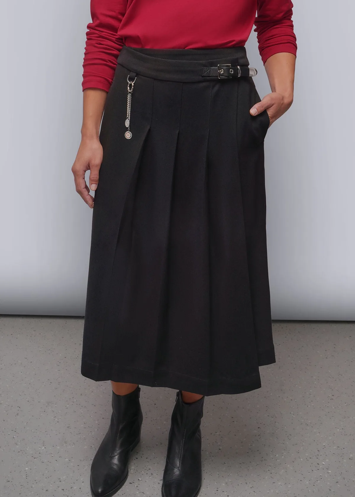 Wildfang - Debbie Harry Pleated Wrap Skirt image 1