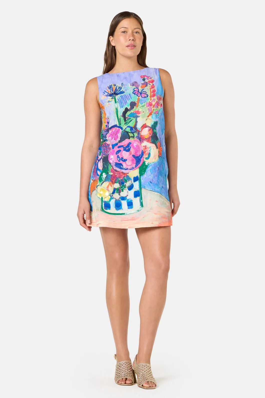 Gorman - Peonies Embroidered Shift Dress image 1