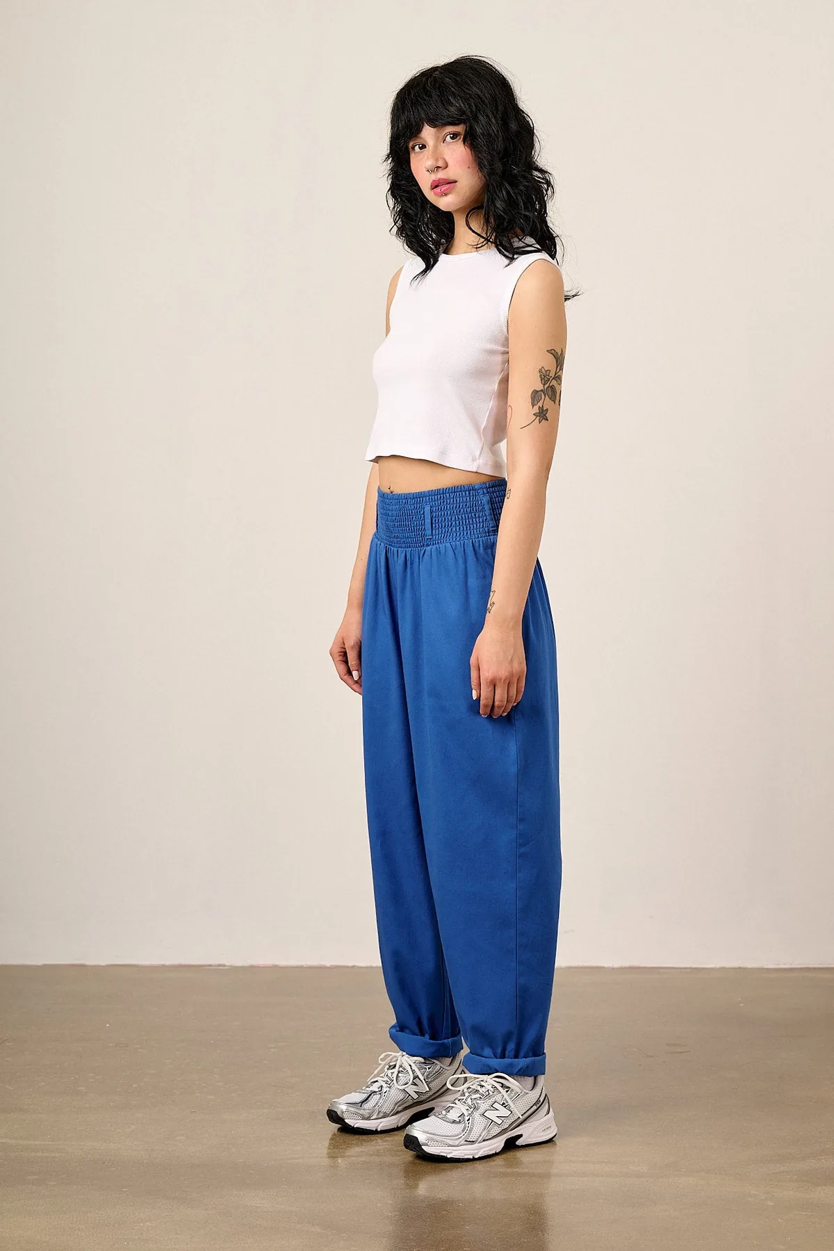 Lucy & Yak - Alexa Strong Blue Trousers image 1