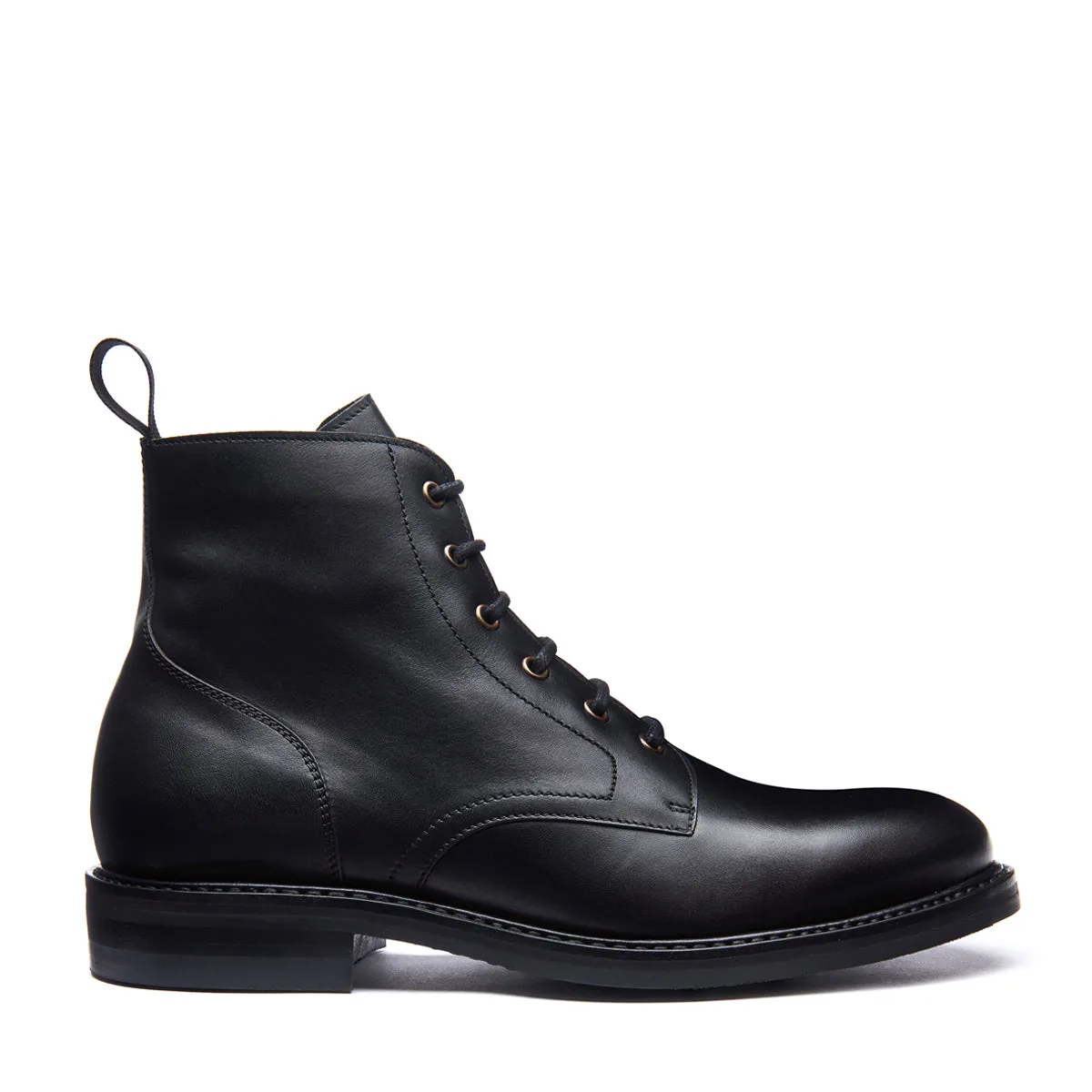 NPS - Black Calf 6 Eye Derby Boot 474-BK-PC image 1