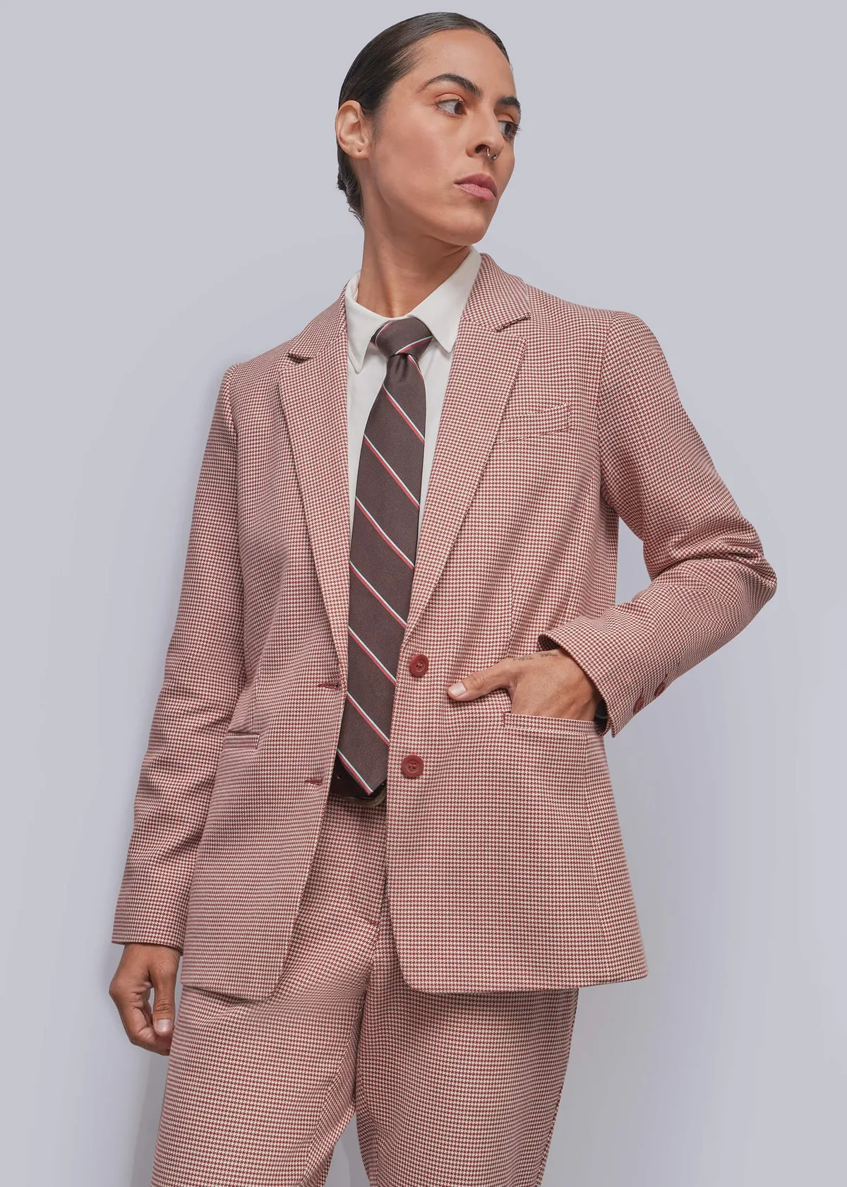 Wildfang - Empower Houndstooth Notch Lapel Blazer image 1