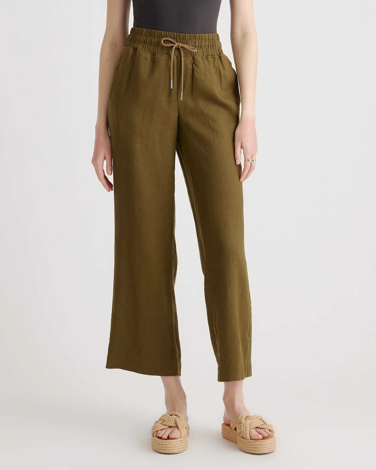 Quince - 100% European Linen Wide Leg Pants image 1
